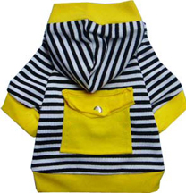 Striped Hoodie for Dogs.