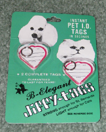 Jiffy-Tags for Dogs