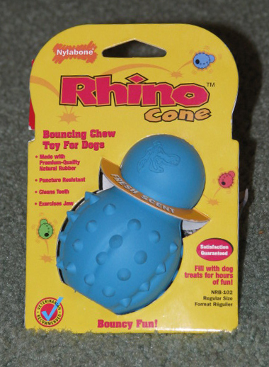 Rhino Cone Dog Toy